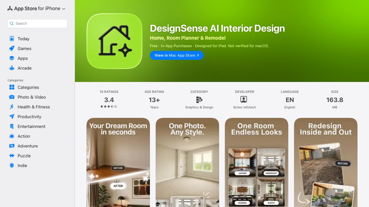 DesignSense AI 网站截图