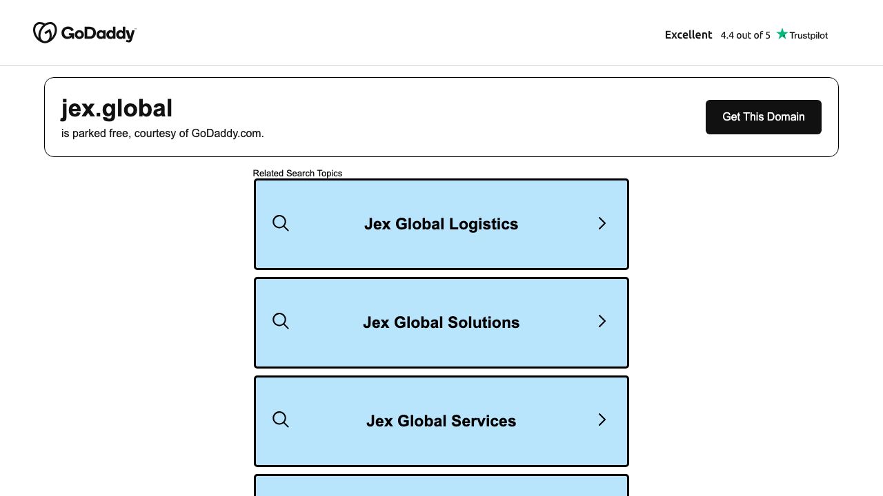 Jex 网站截图
