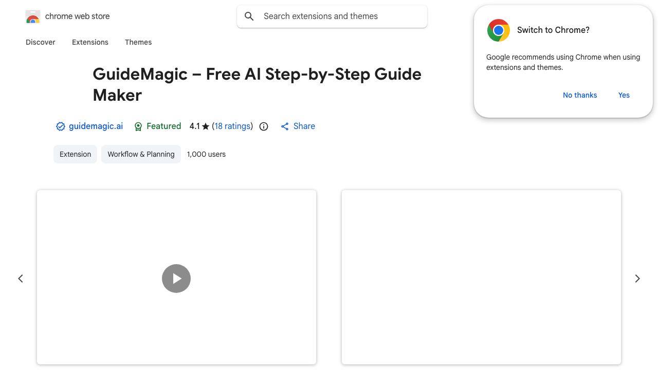 GuideMagic - Step by step instructions maker 网站截图