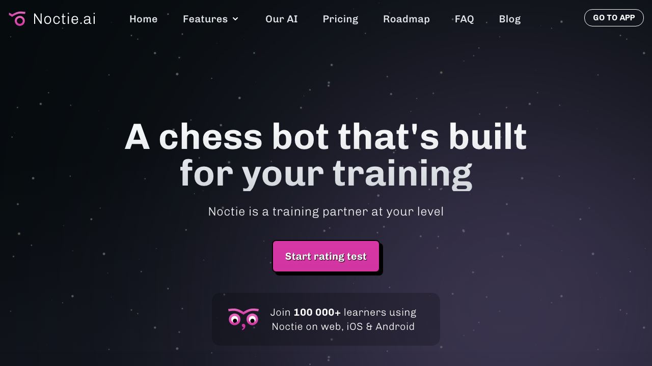 AI Chess Coach - Noctie 网站截图
