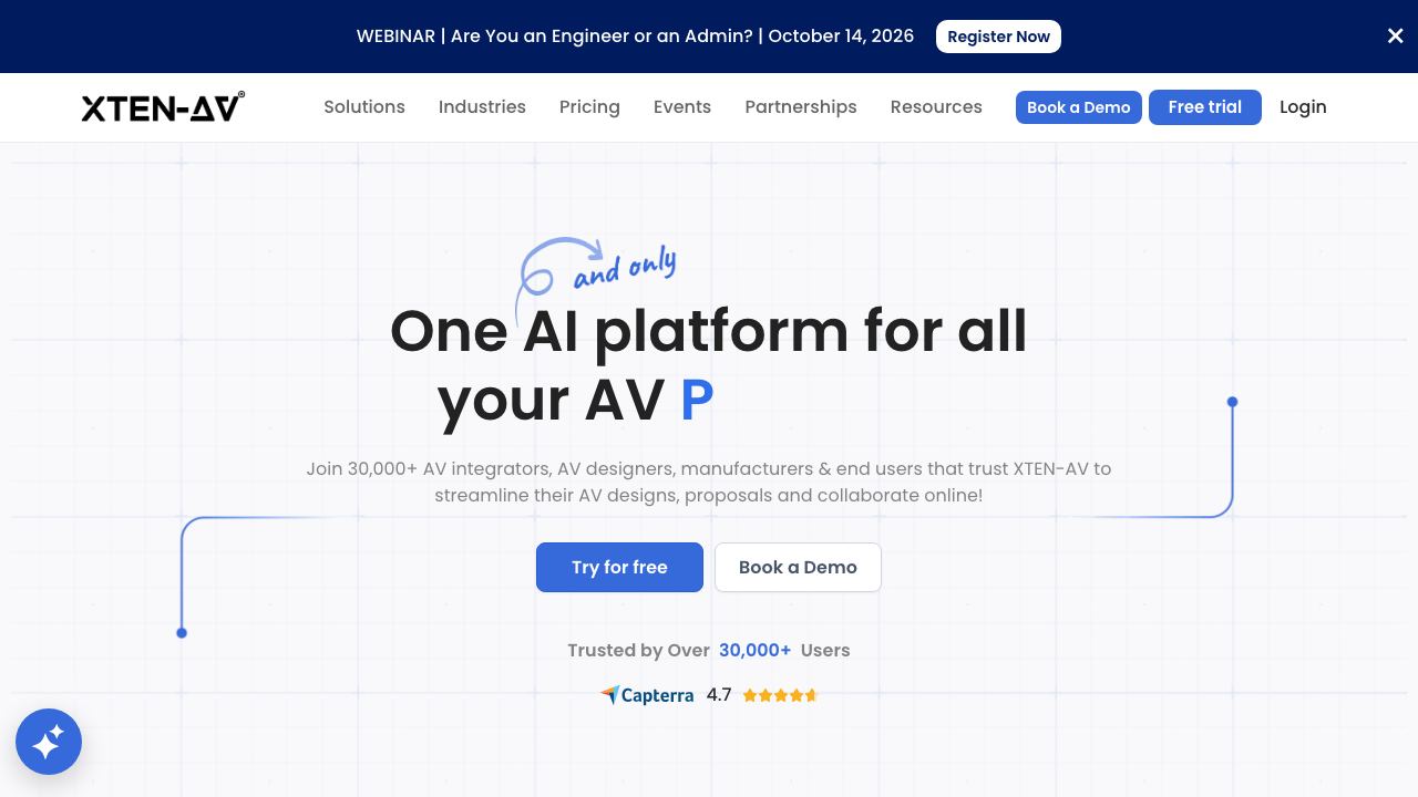 XTEN-AV website screenshot