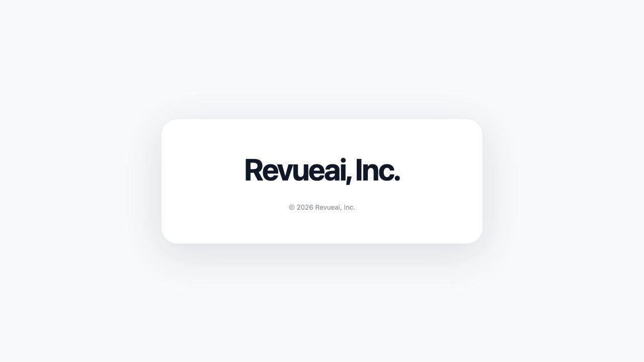 RevueAI website screenshot