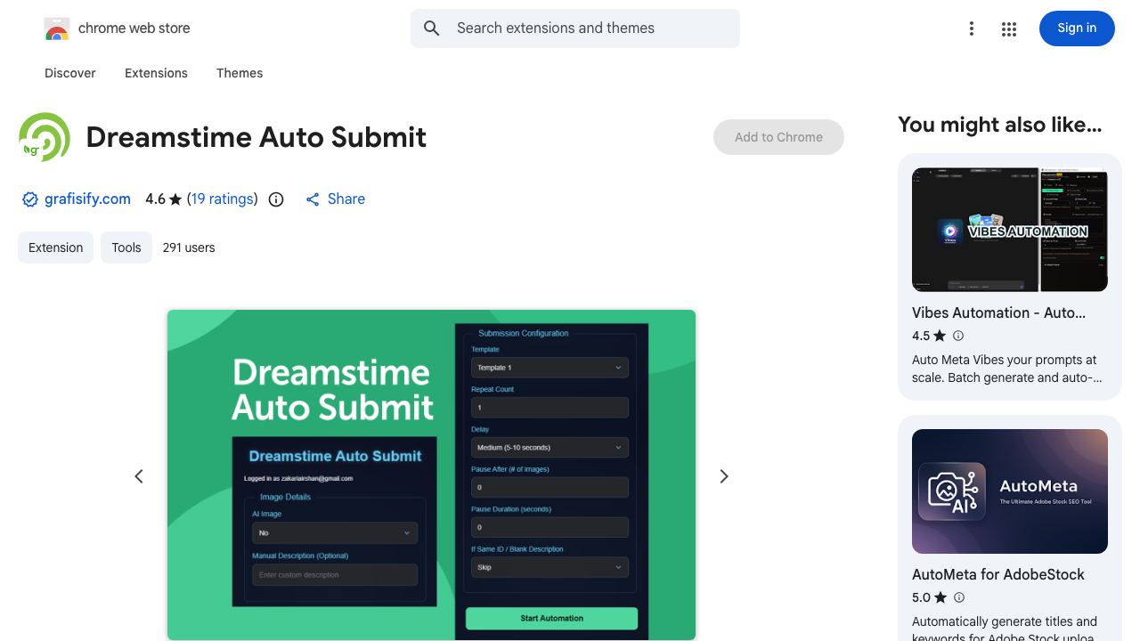 Dreamstime Auto Submit 网站截图