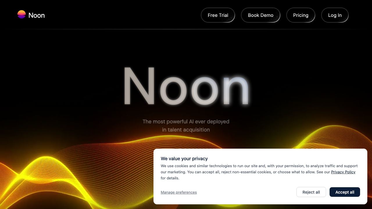 Noon AI 网站截图