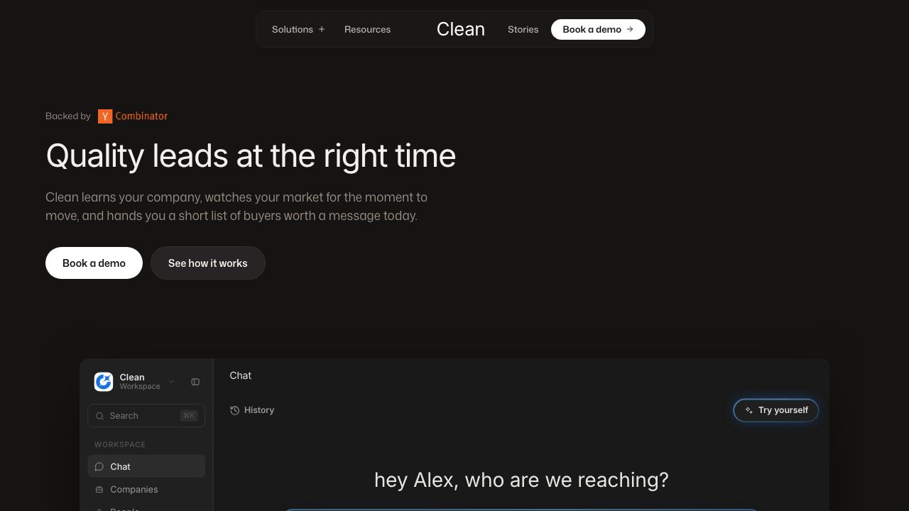 Clean 网站截图