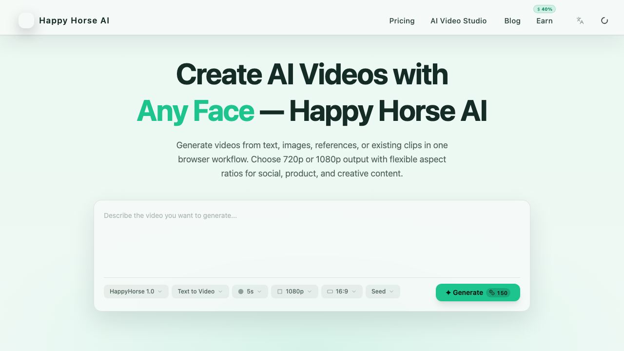 HappyHorse - 8 网站截图