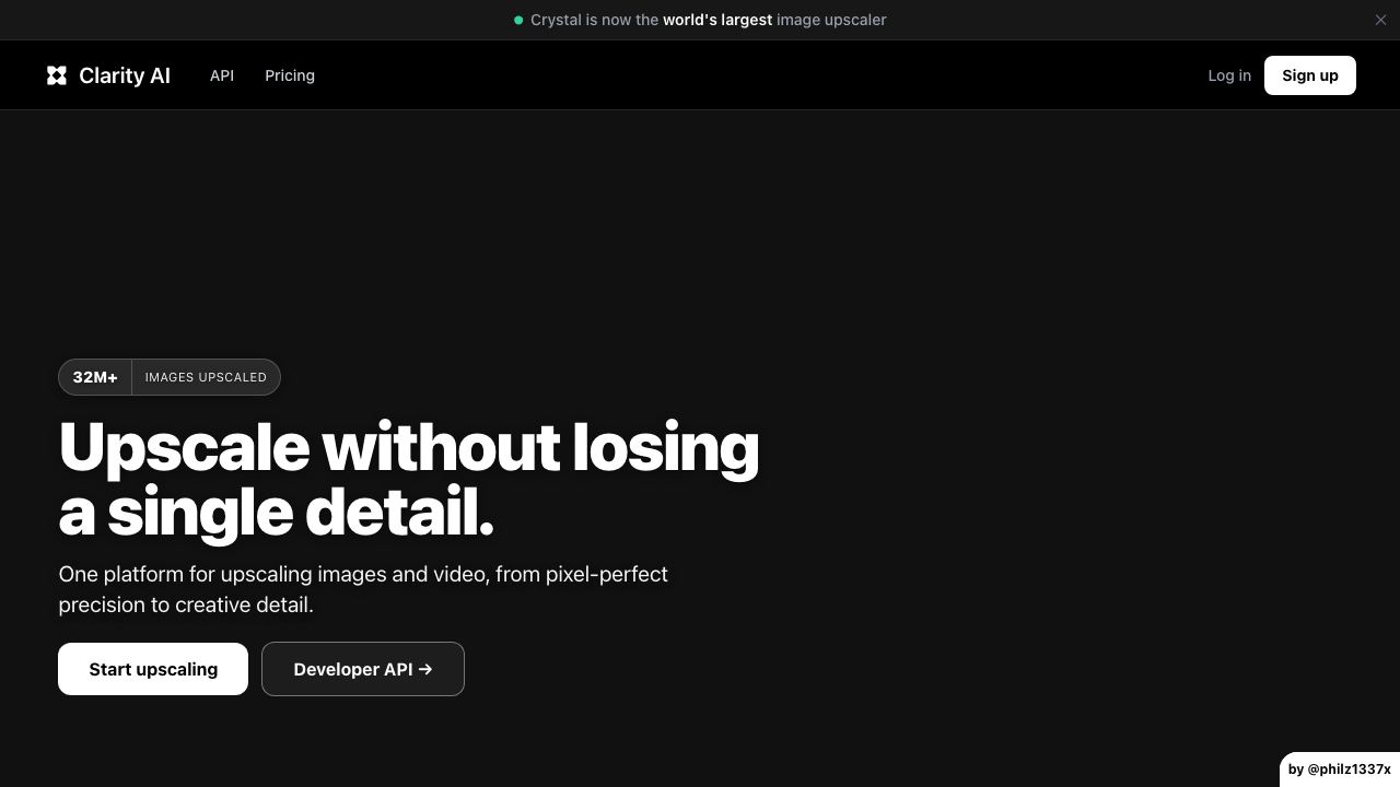 ClarityAI 网站截图