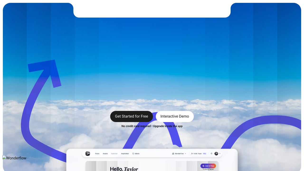 Wonderflow App 网站截图