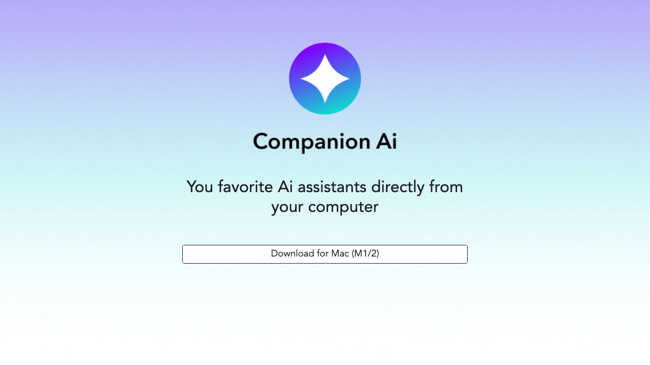 Companion Ai 网站截图