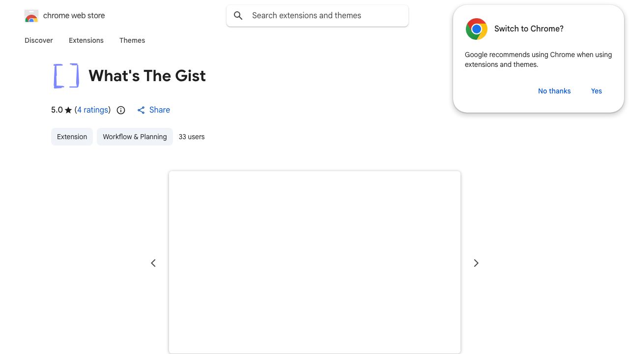 What's The Gist 网站截图