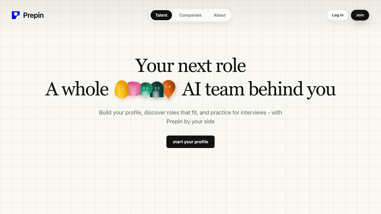 Prepin.ai 网站截图