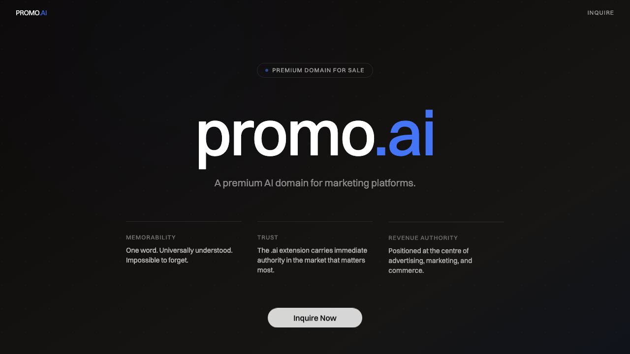 Promo.ai 网站截图