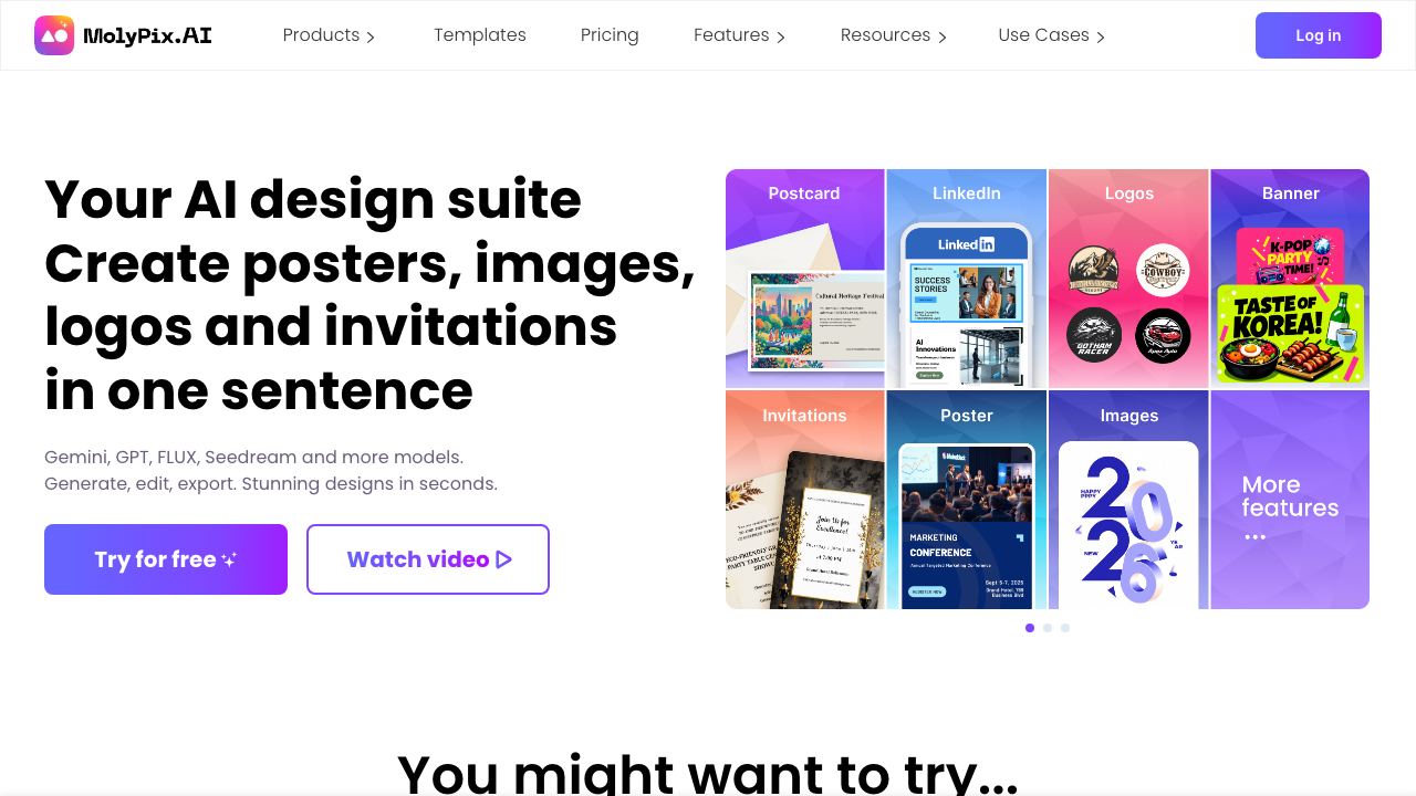MolyPix.AI website screenshot