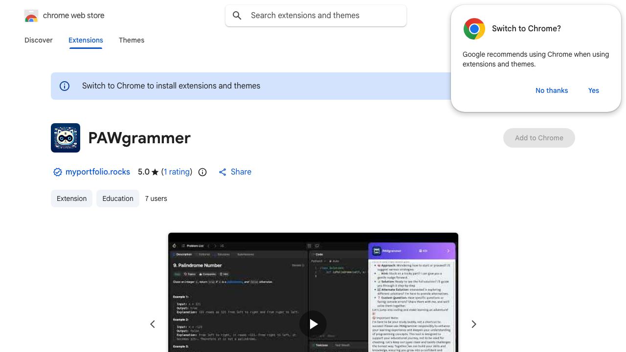 PAWgrammer 网站截图