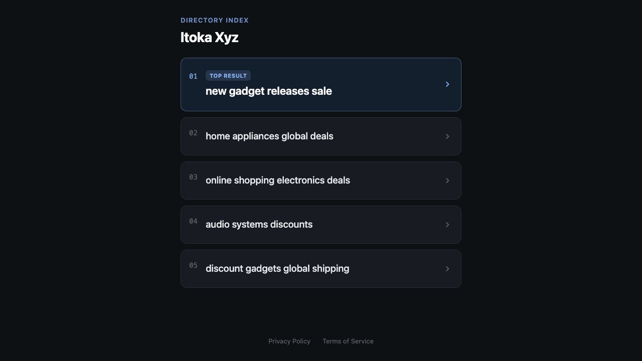 Itoka MuseEngine 网站截图