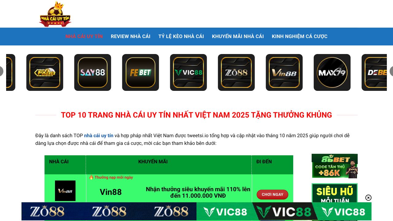 Tweetsi website screenshot