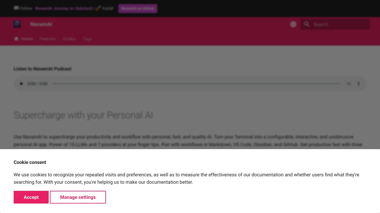 NavamAI - Enhance your craft with AI 网站截图