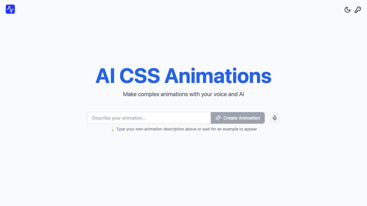 AI CSS Animations 网站截图