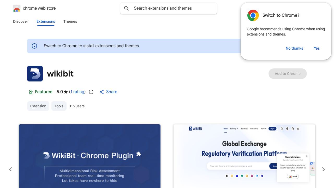 wikibit 网站截图