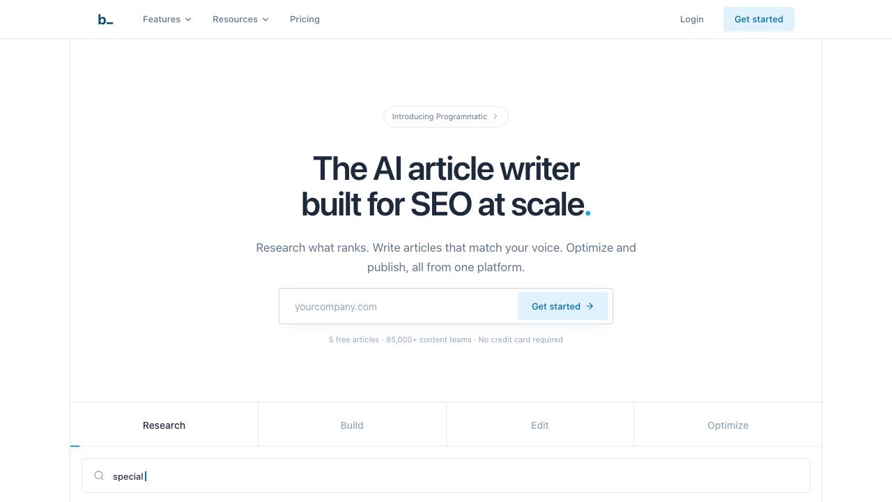Byword AI 网站截图