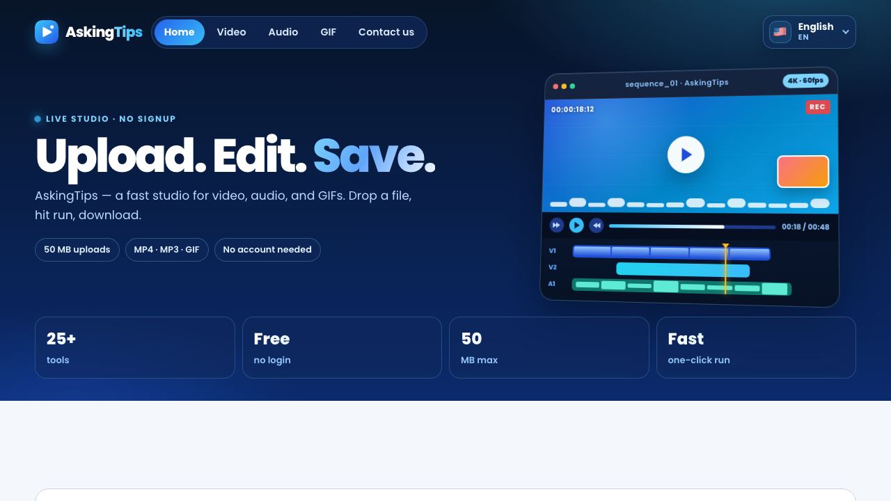 AskingTips website screenshot
