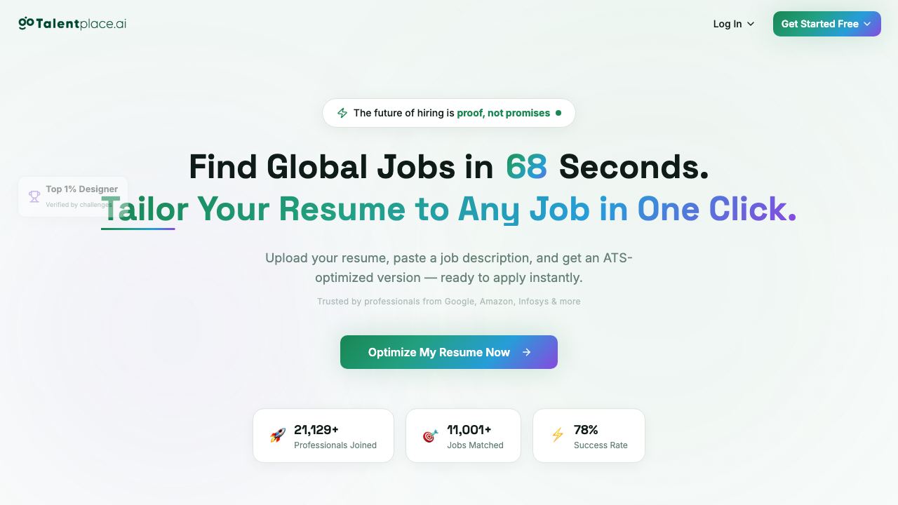 Talentplace.ai 网站截图