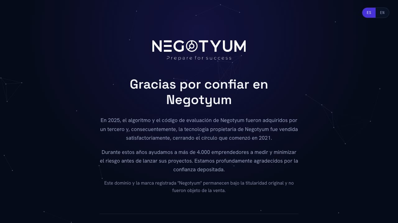 Negotyum 网站截图