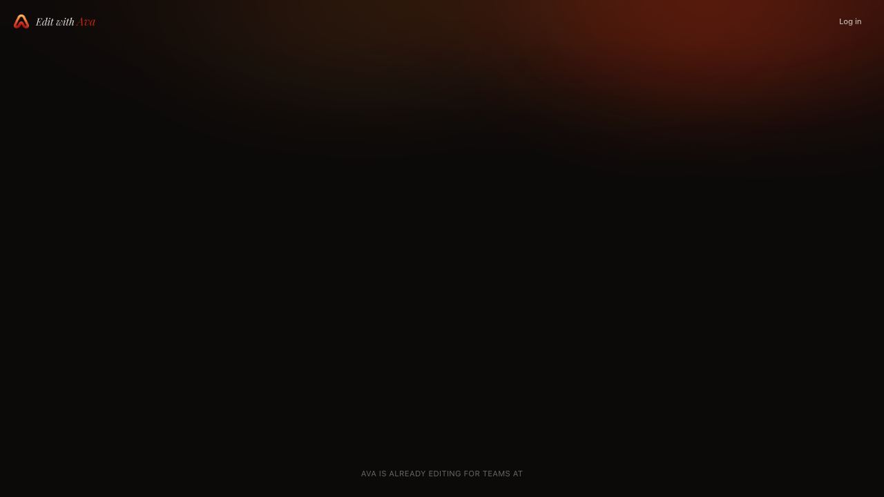 EditWithAva 网站截图