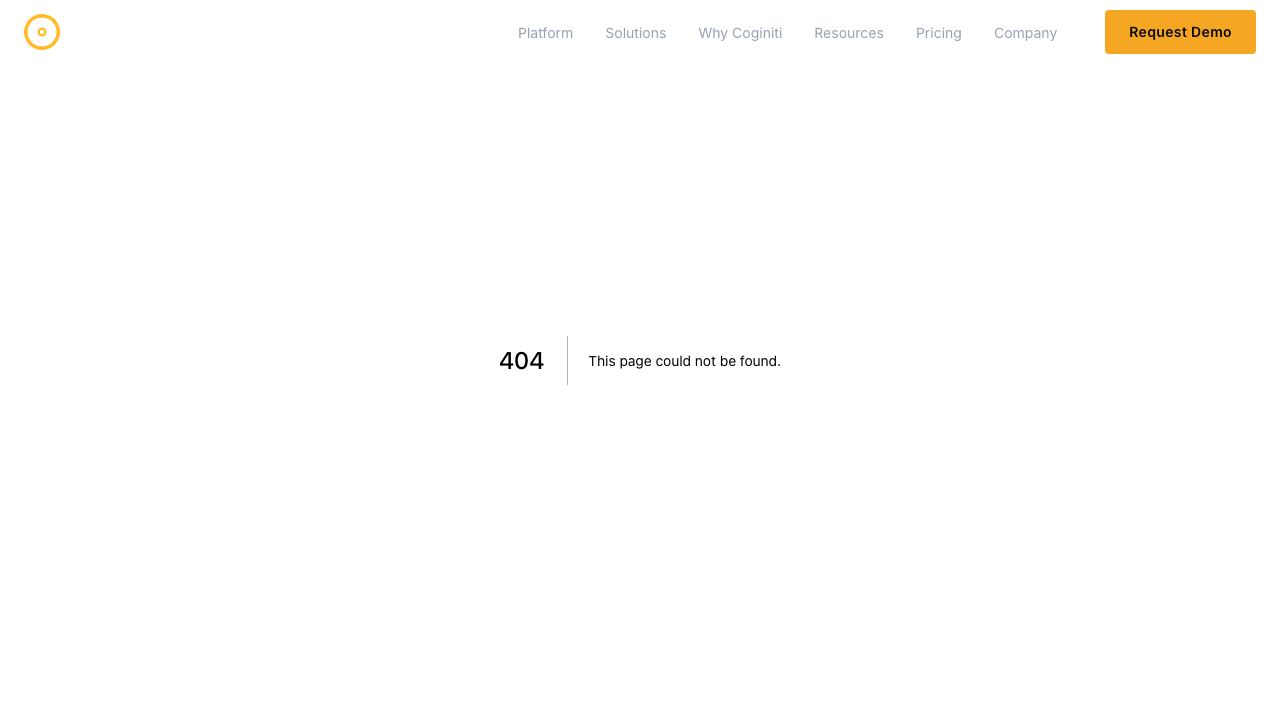 Coginiti website screenshot