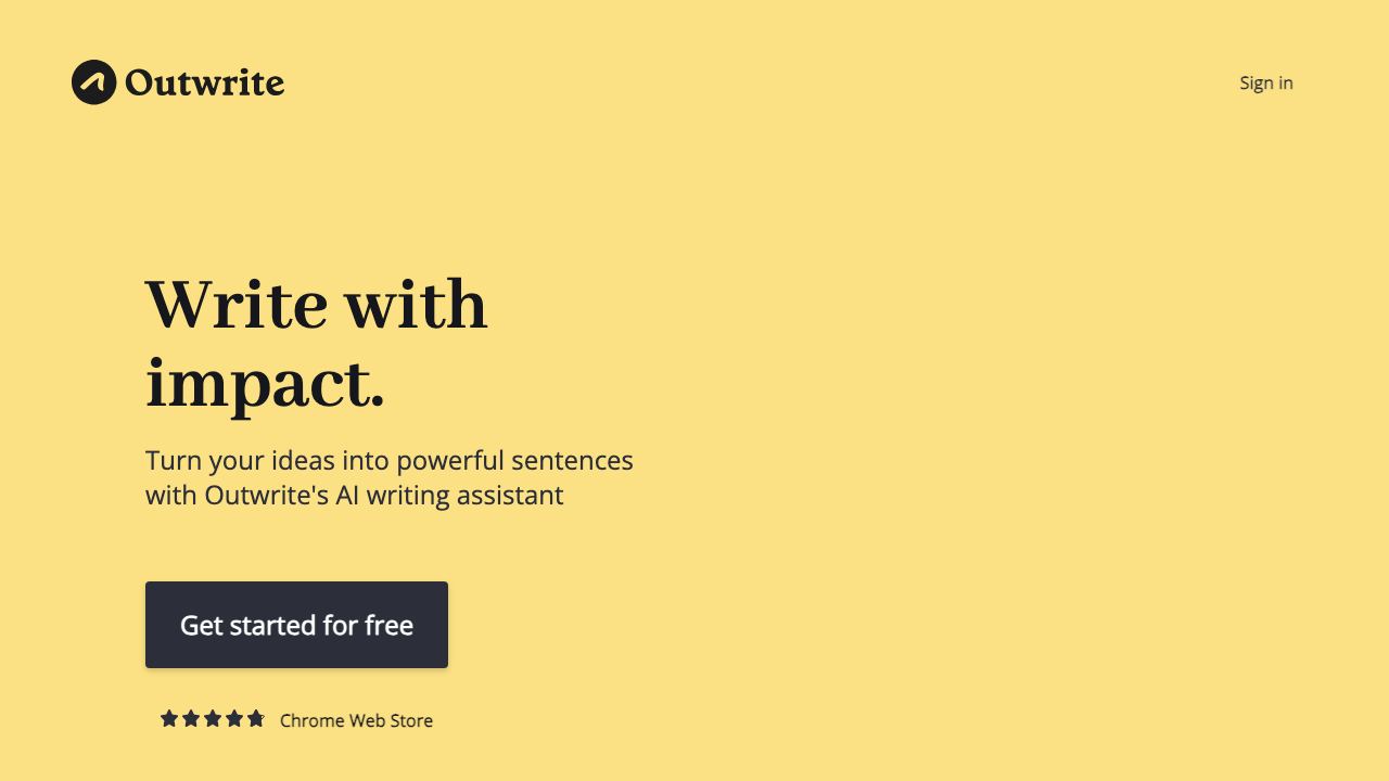 outwrite.com 网站截图