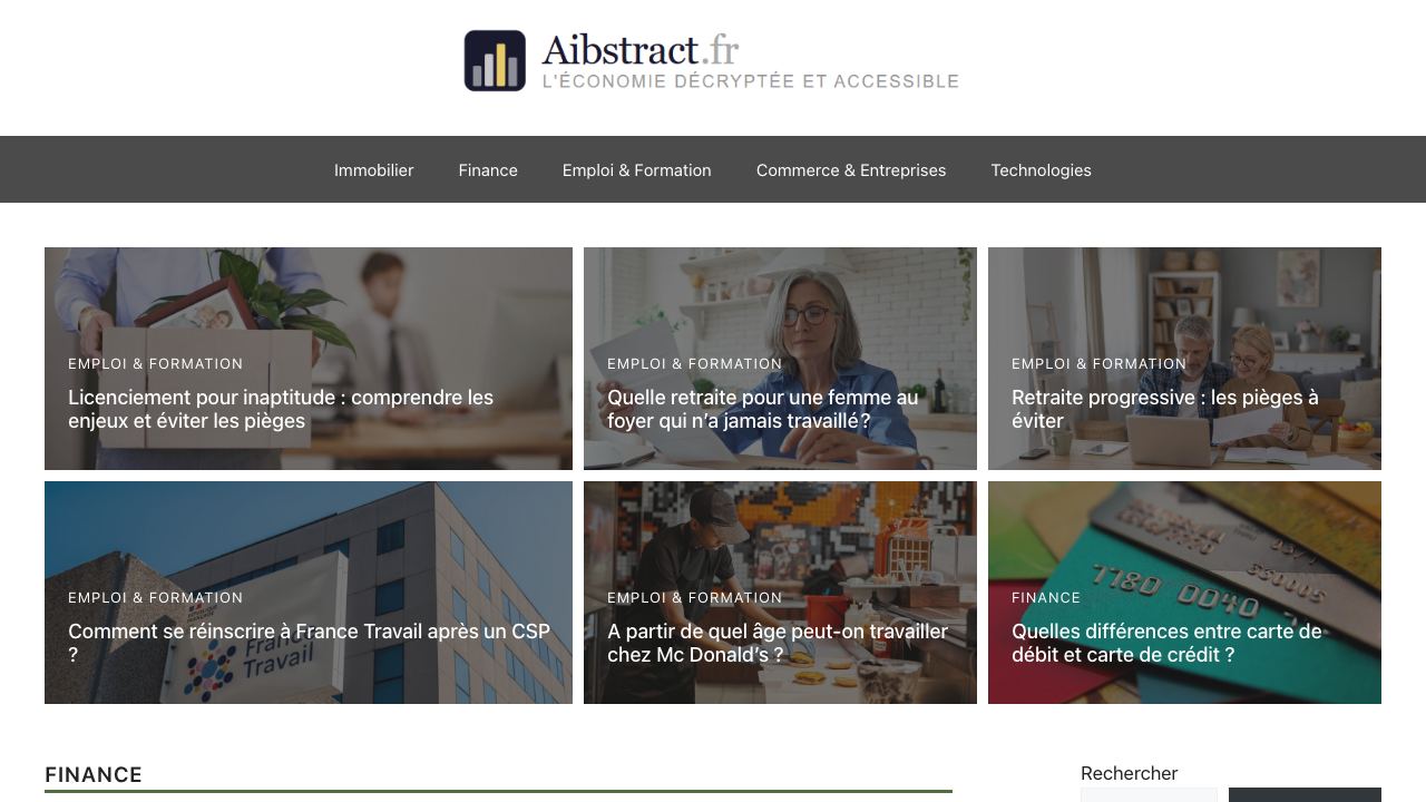 AIbstract website screenshot