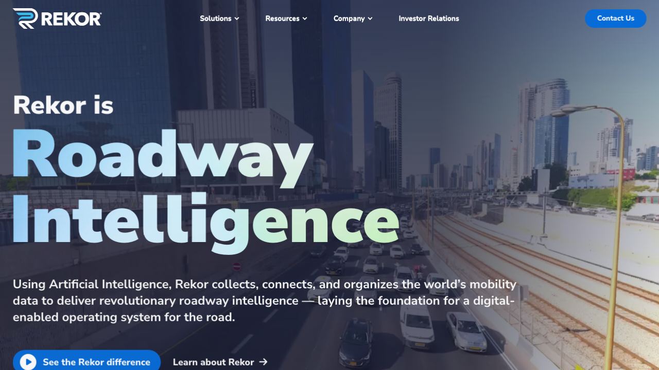rekor.ai website screenshot
