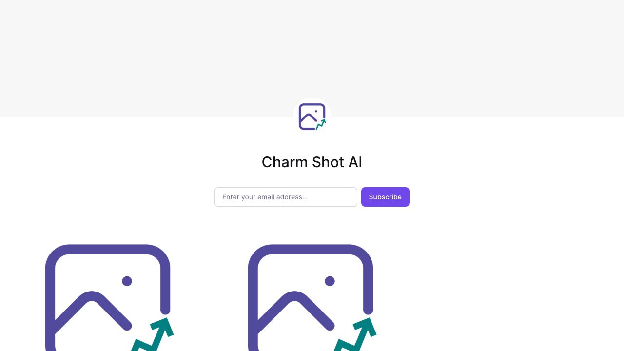 CharmShotAI 网站截图