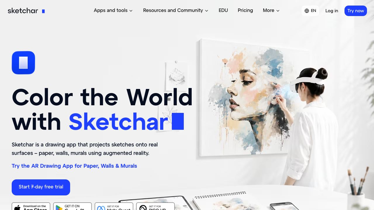 sketchar.io 网站截图