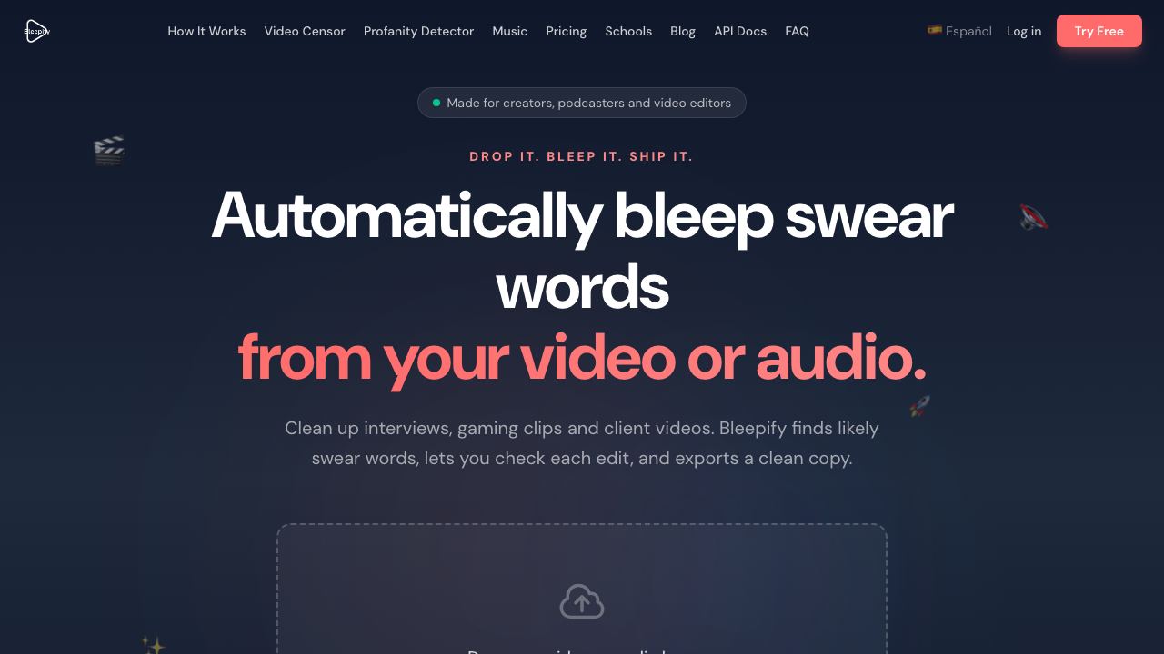 Bleepify.me website screenshot