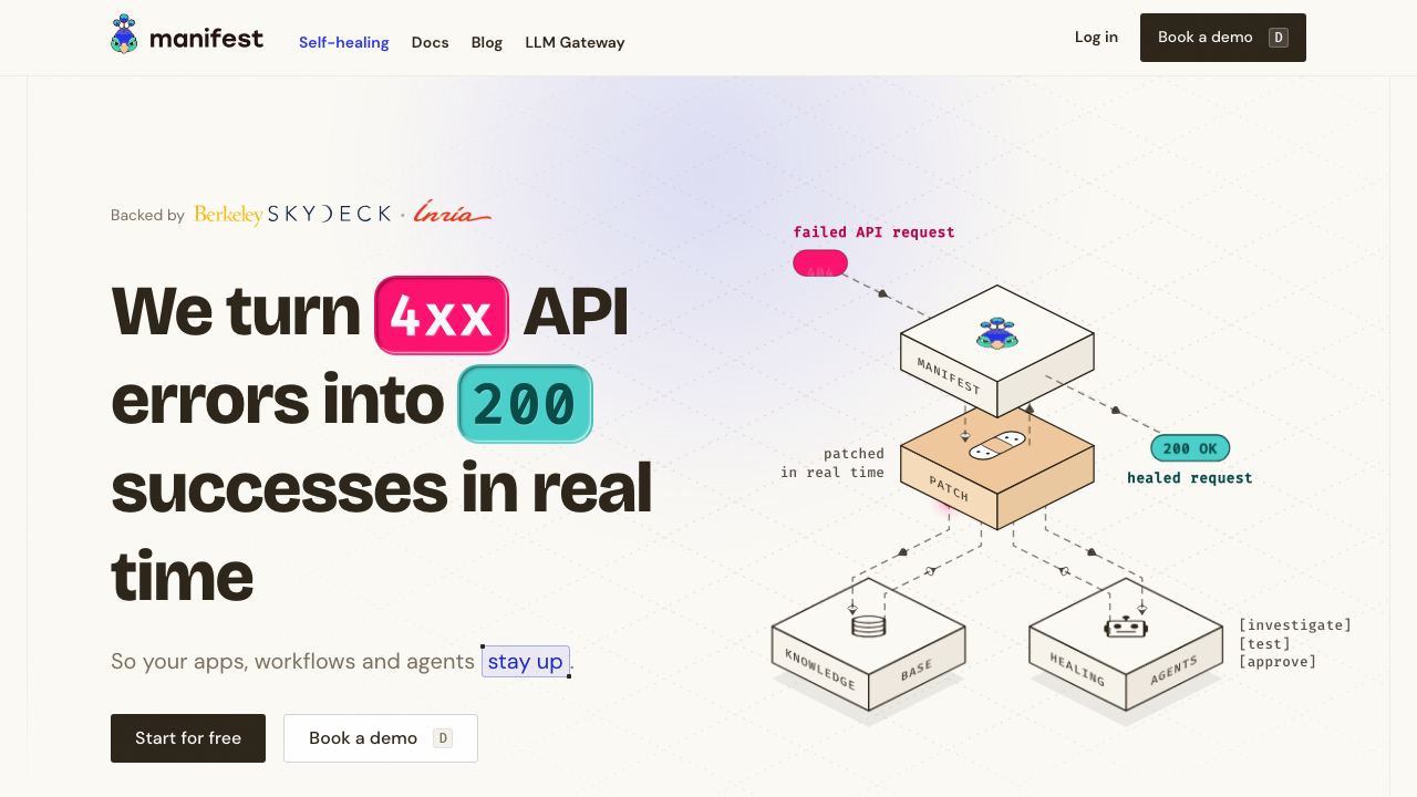 Manifest website screenshot