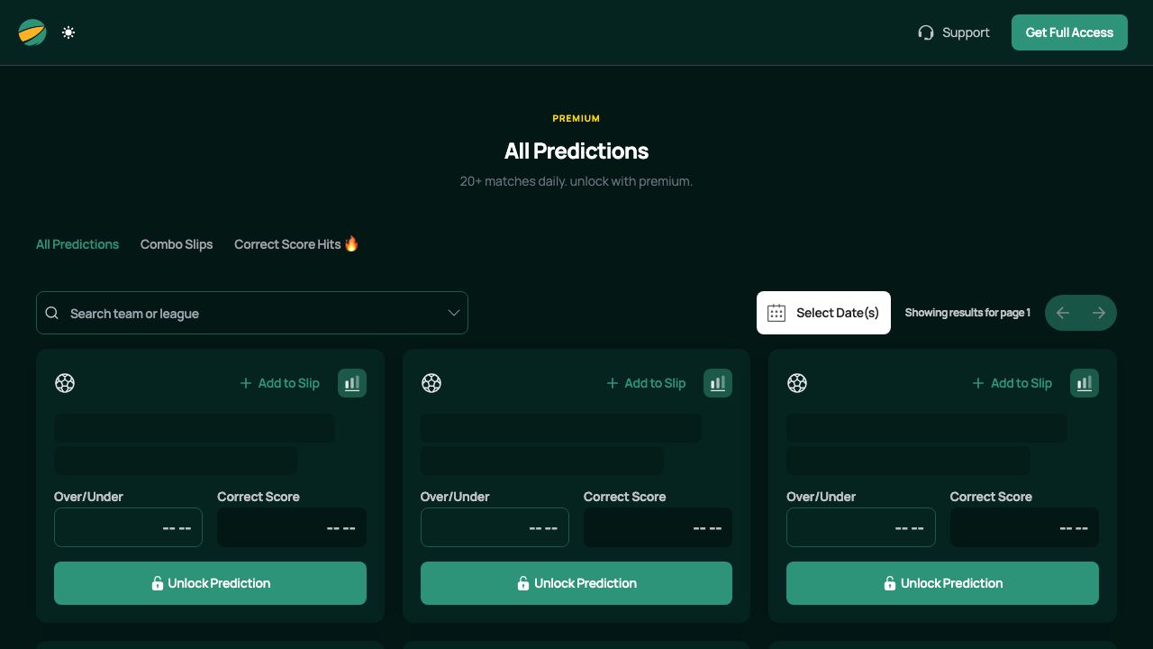 Soccersm Analytics AI website screenshot