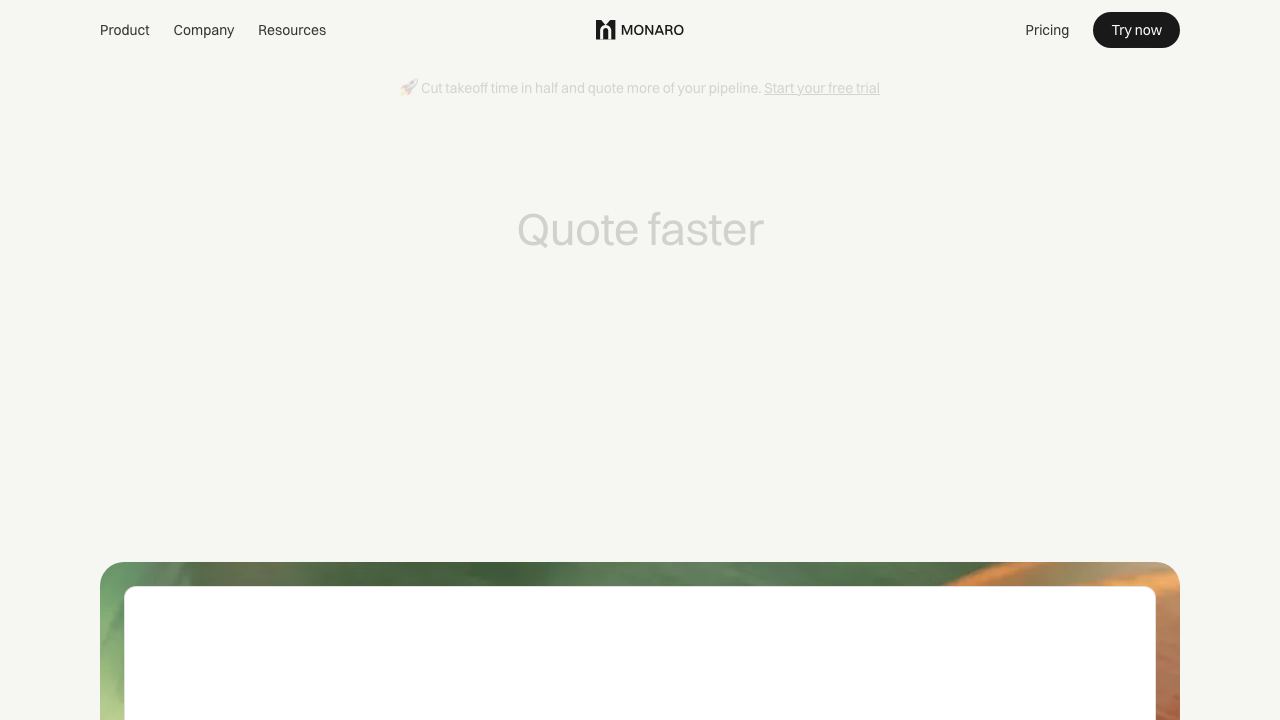 Monaro website screenshot