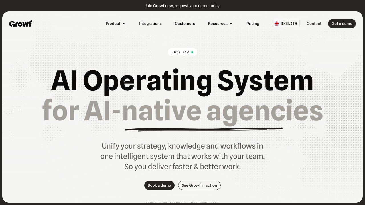 Growf AI 网站截图