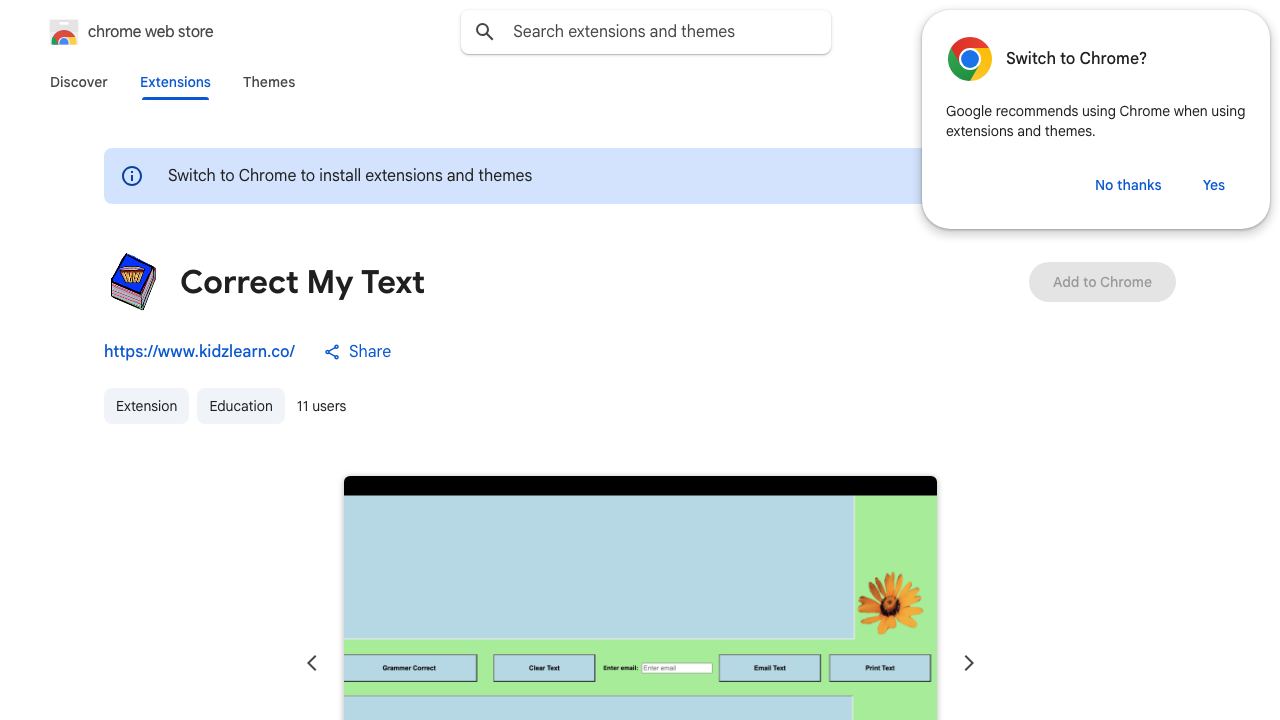 Correct My Text 网站截图
