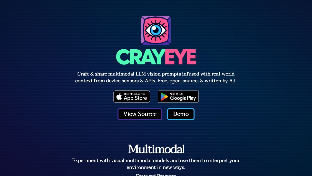 CrayEye 网站截图