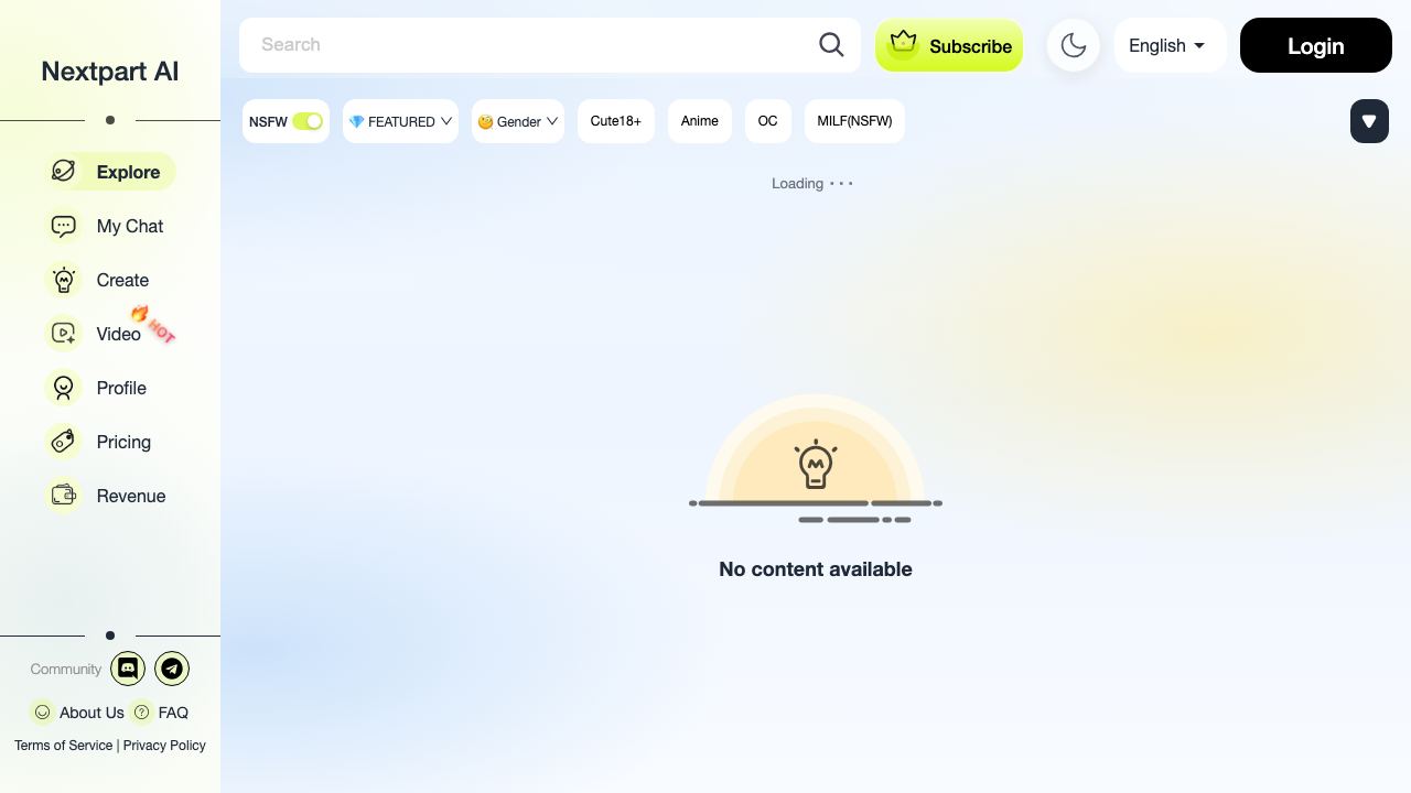 Nextpart AI 网站截图