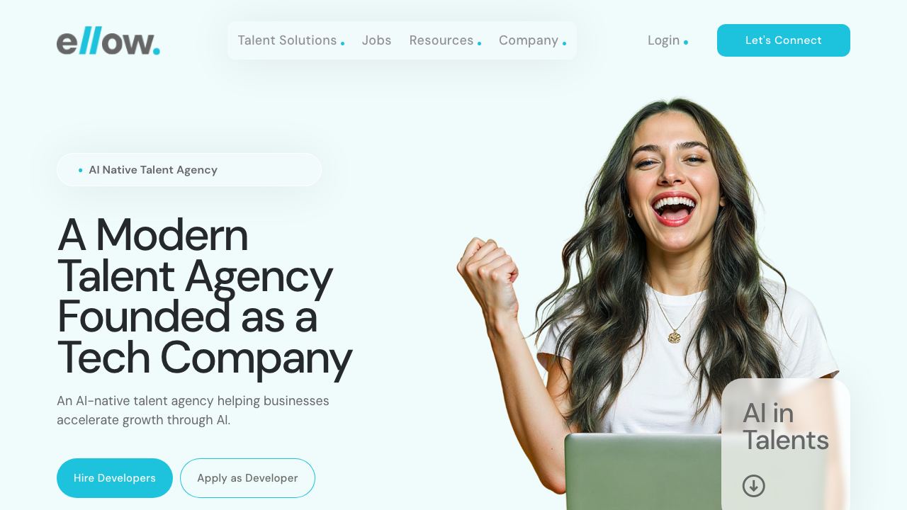 ellow talent marketplaces 网站截图