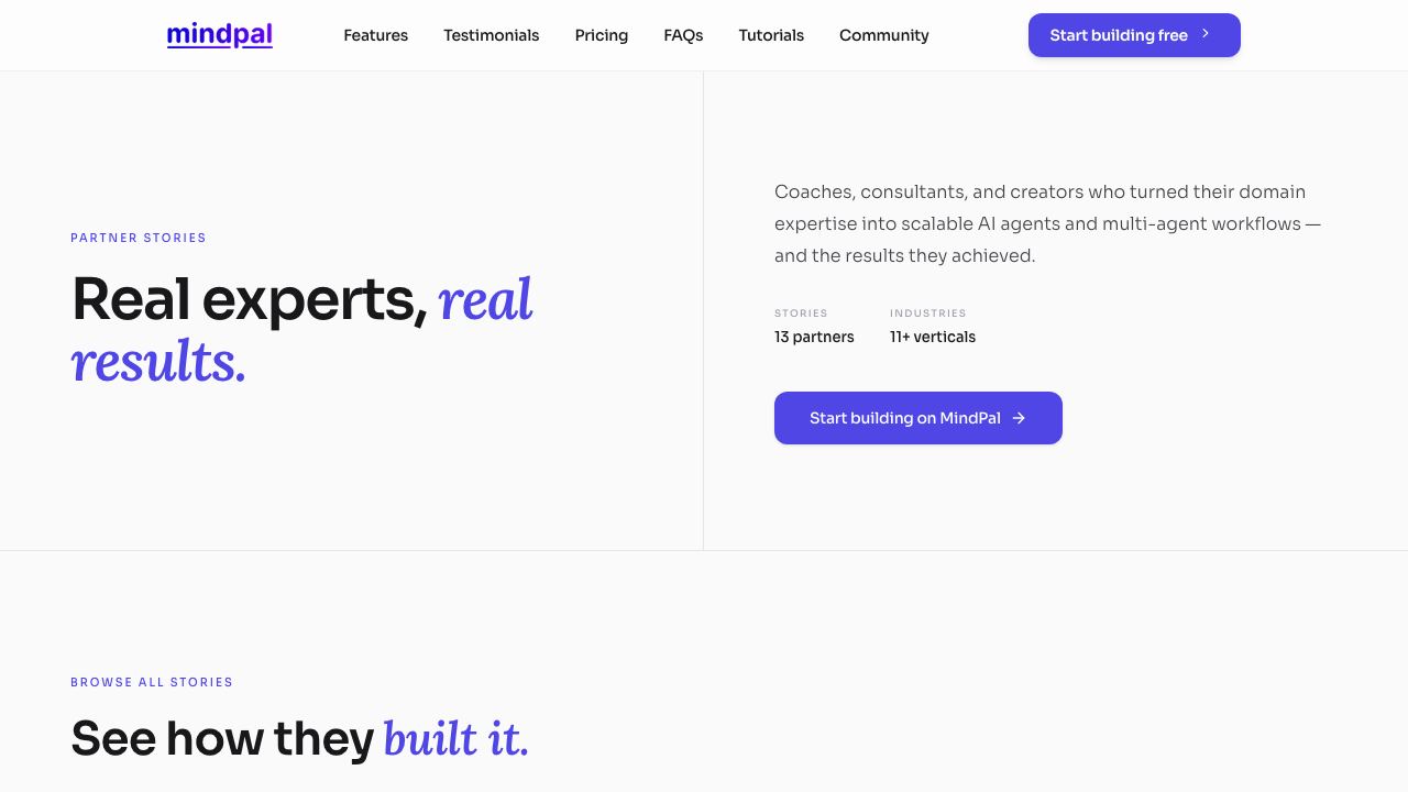 Set & Forget by MindPal website screenshot