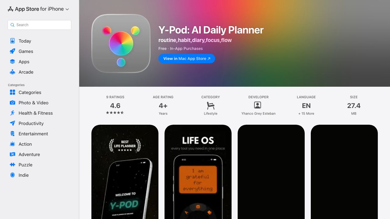 Y-Pod 网站截图