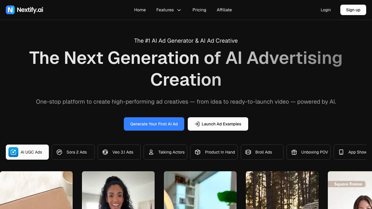 Nextify AI 网站截图