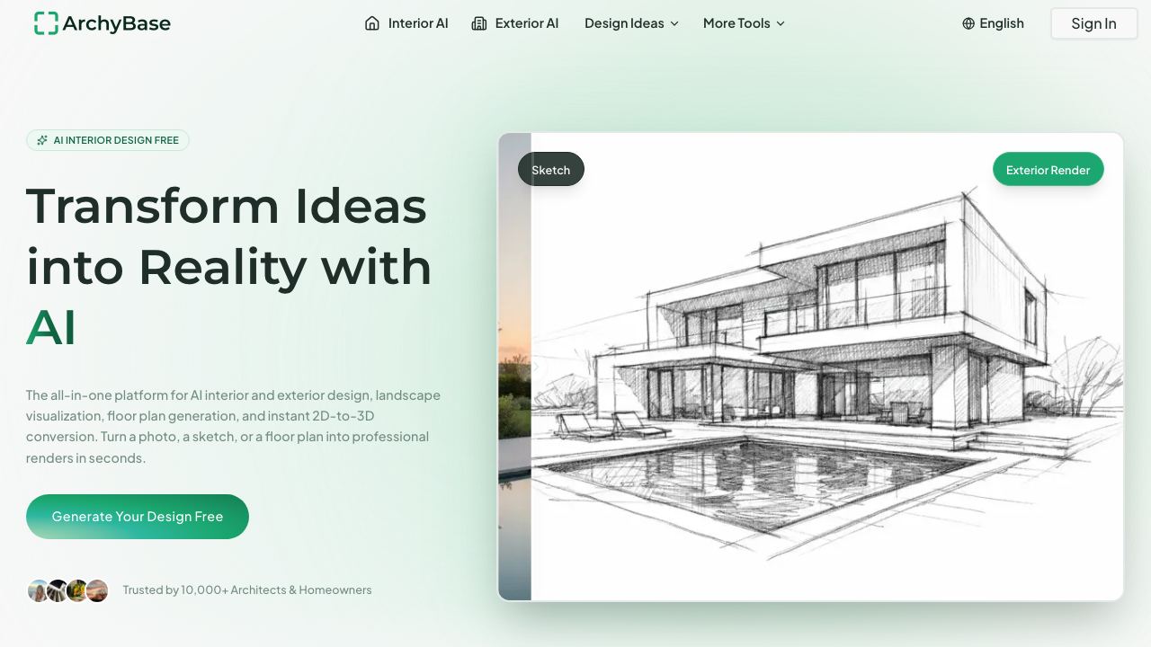 ArchyBase 网站截图