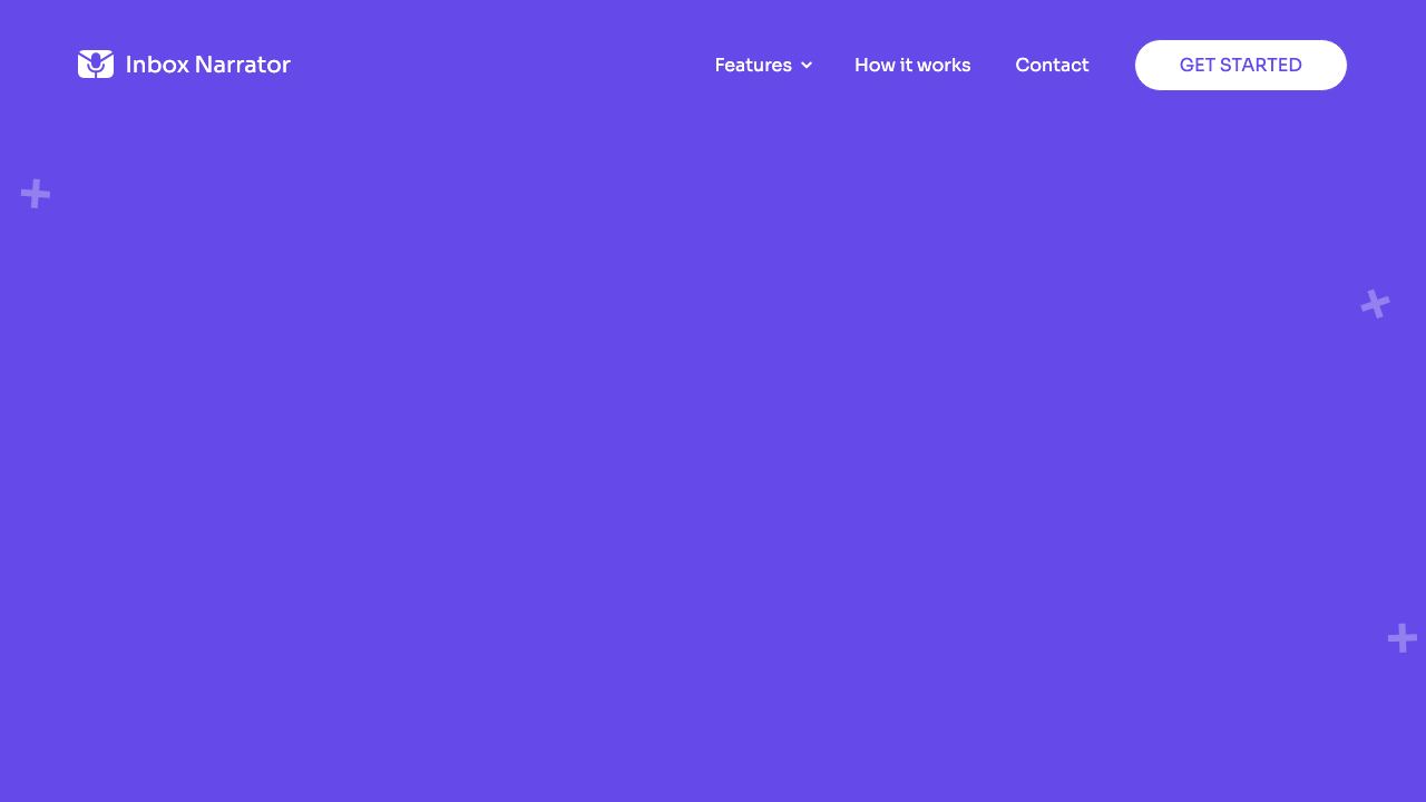 Inbox Narrator 网站截图