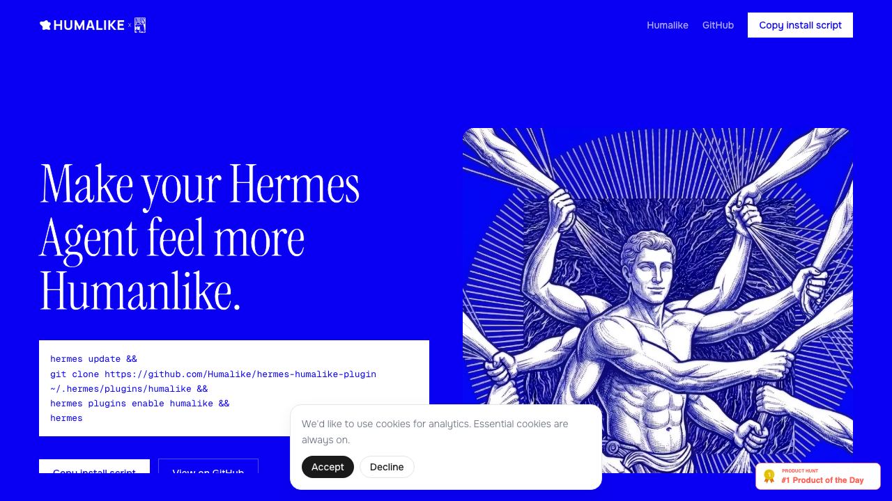 Hermes Plugin by Humalike 网站截图