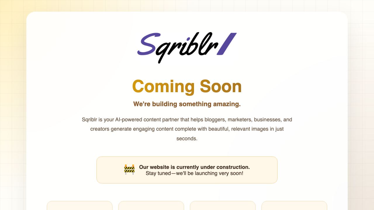 Sqriblr 网站截图